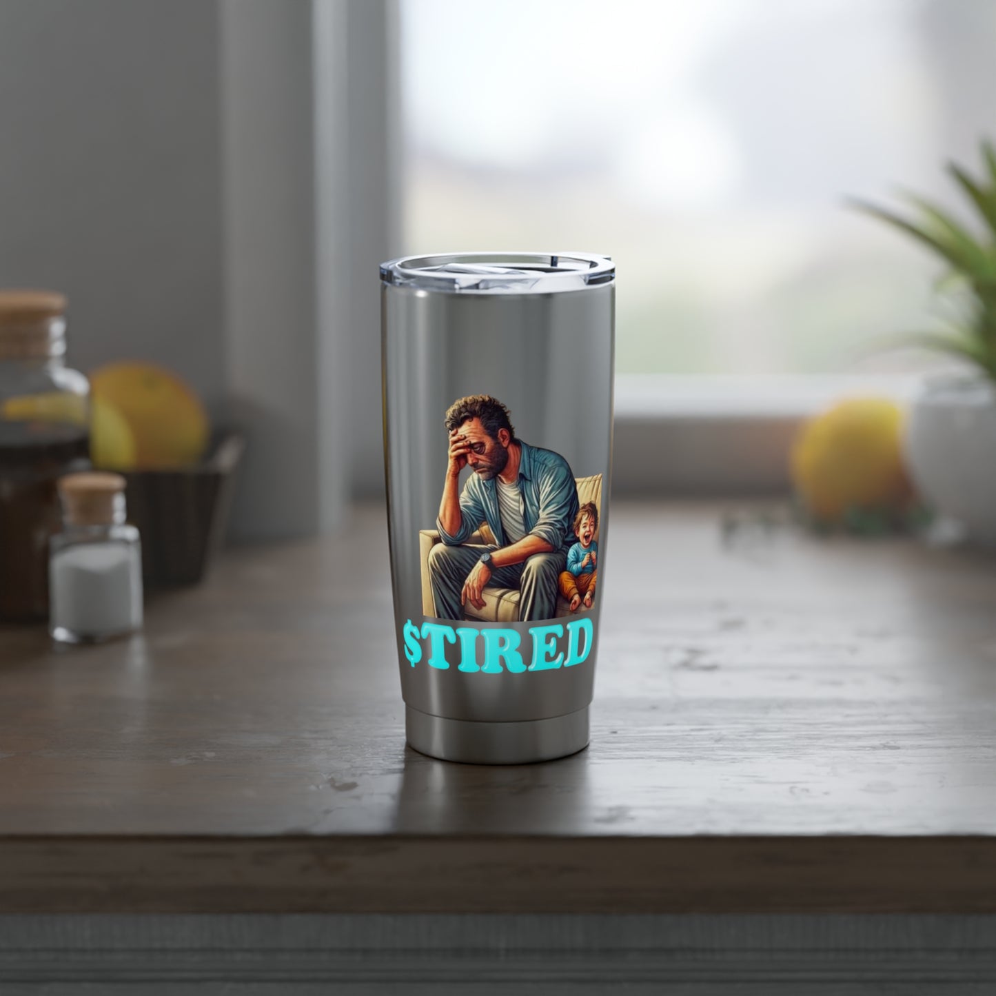 Tired Dad 20oz Tumbler