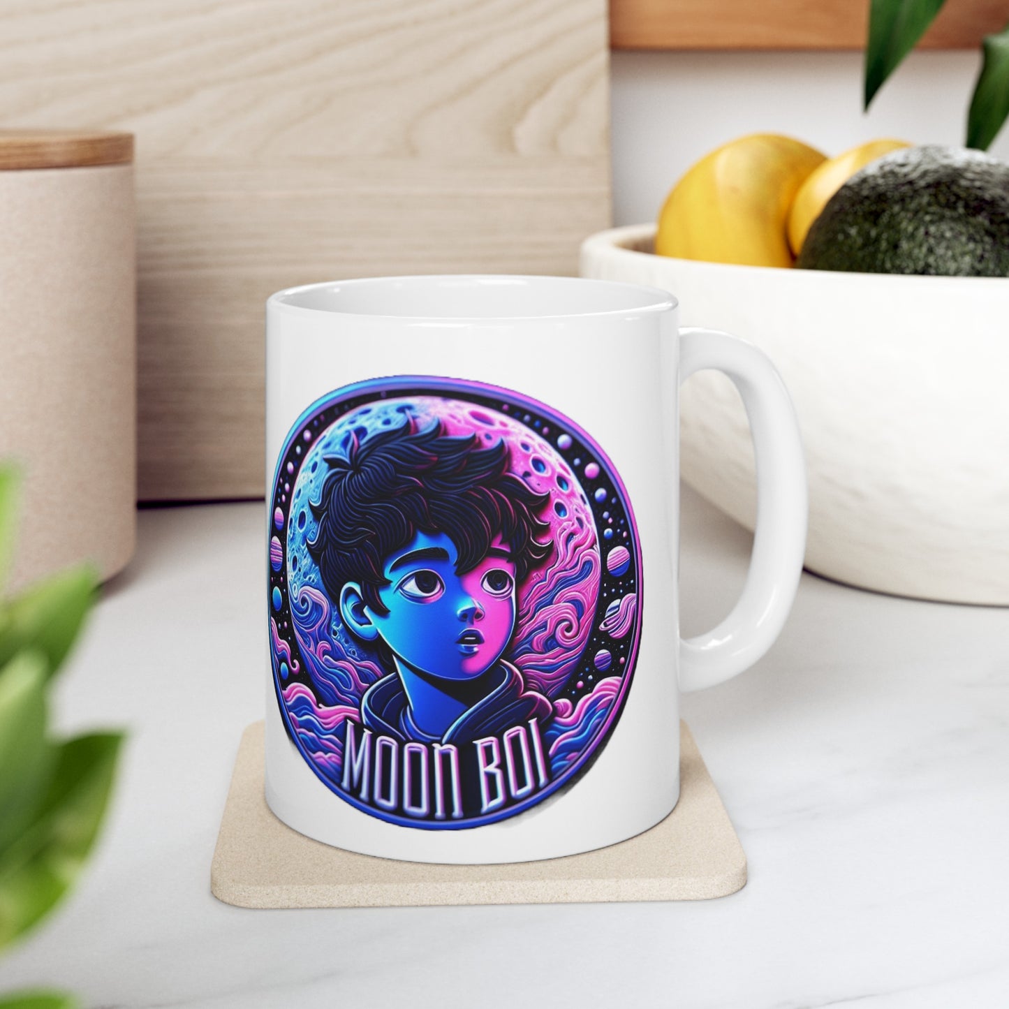 Moon Boi Inc Ceramic Mug, (11oz)