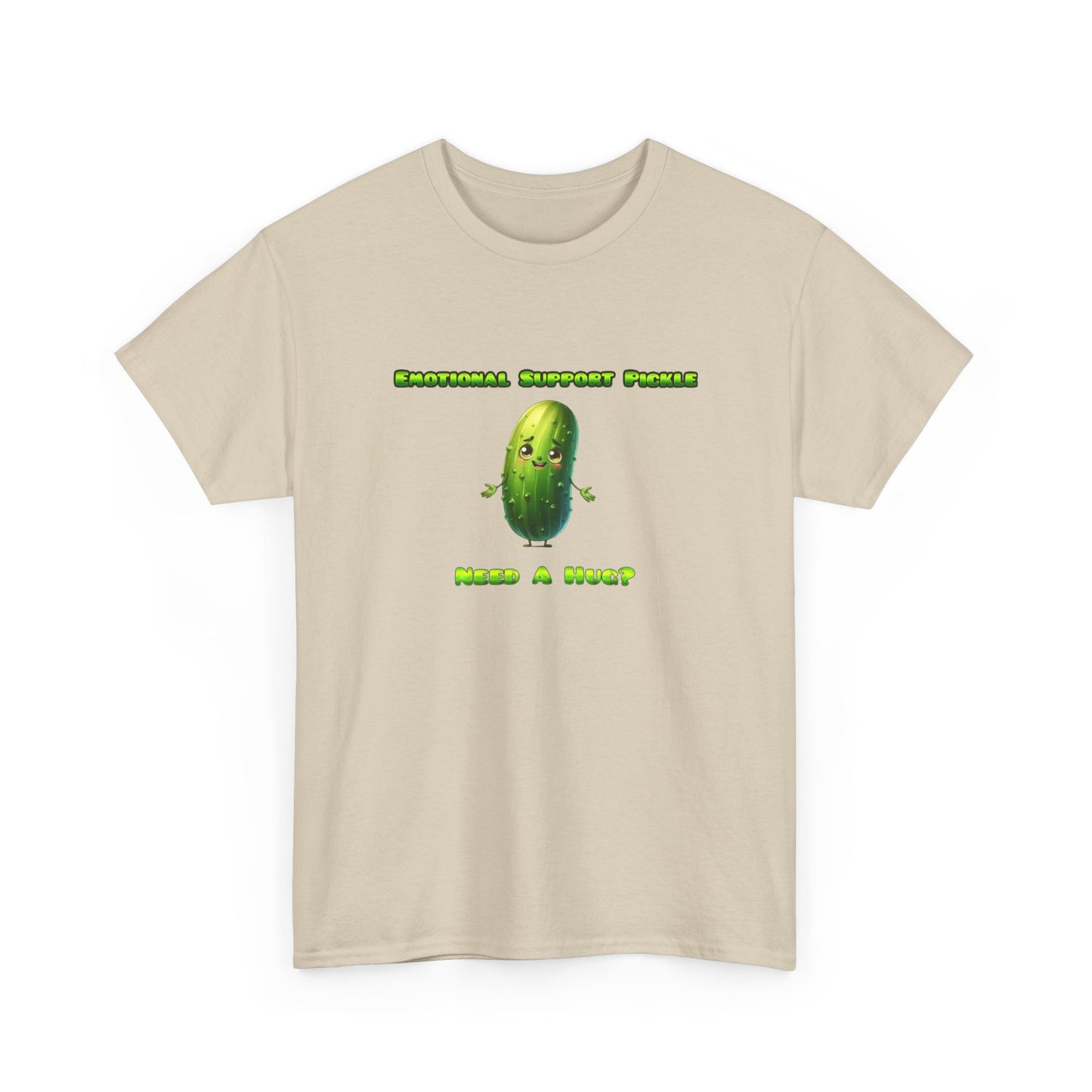 Emotional Support Pickle Cotton Tee