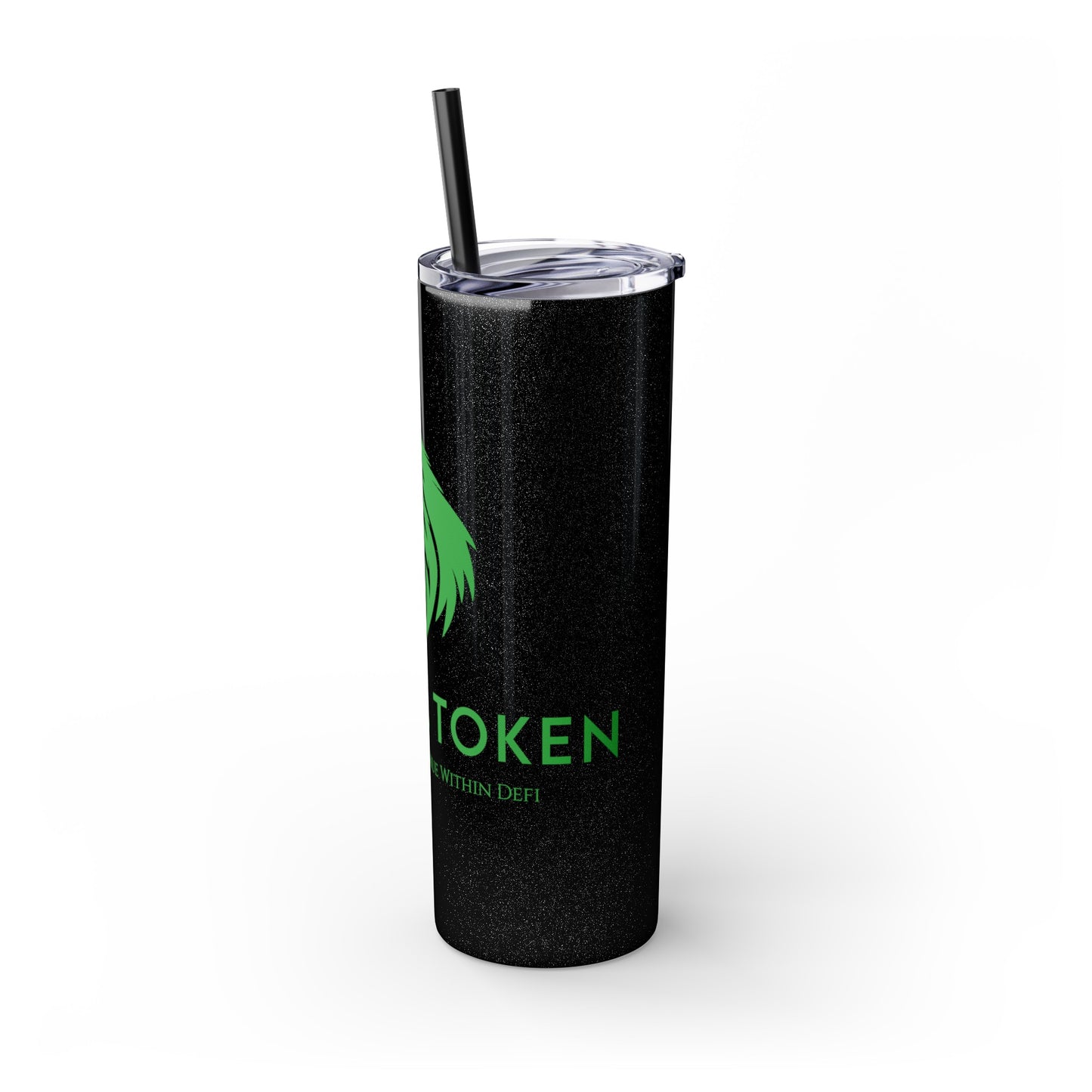 Prevail Token Skinny Tumbler with Straw, 20oz