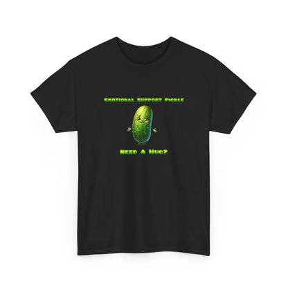 Emotional Support Pickle Cotton Tee