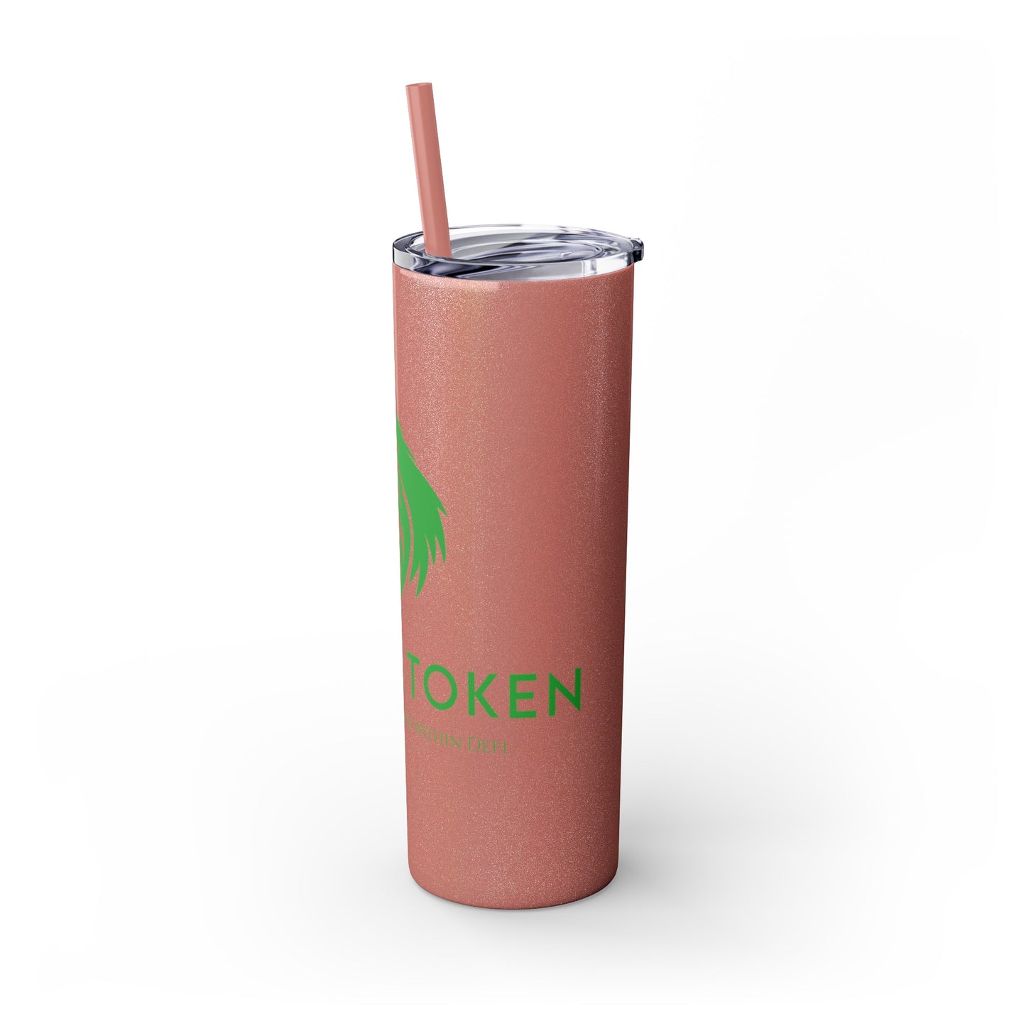 Prevail Token Skinny Tumbler with Straw, 20oz