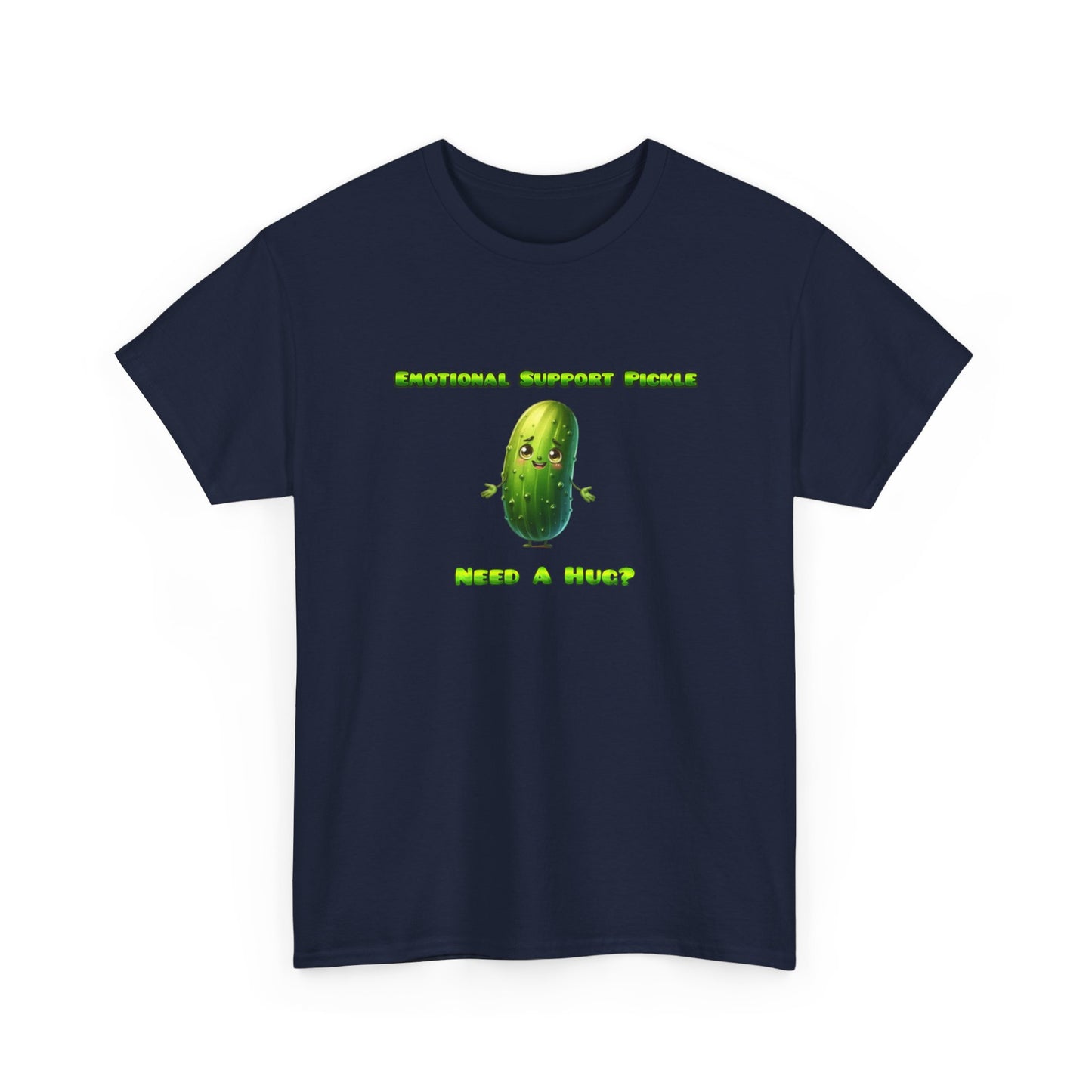 Emotional Support Pickle Cotton Tee