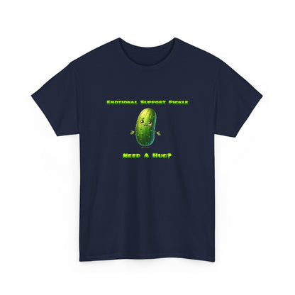 Emotional Support Pickle Cotton Tee