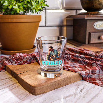 Tired Dad Shot Glass, 1.5oz