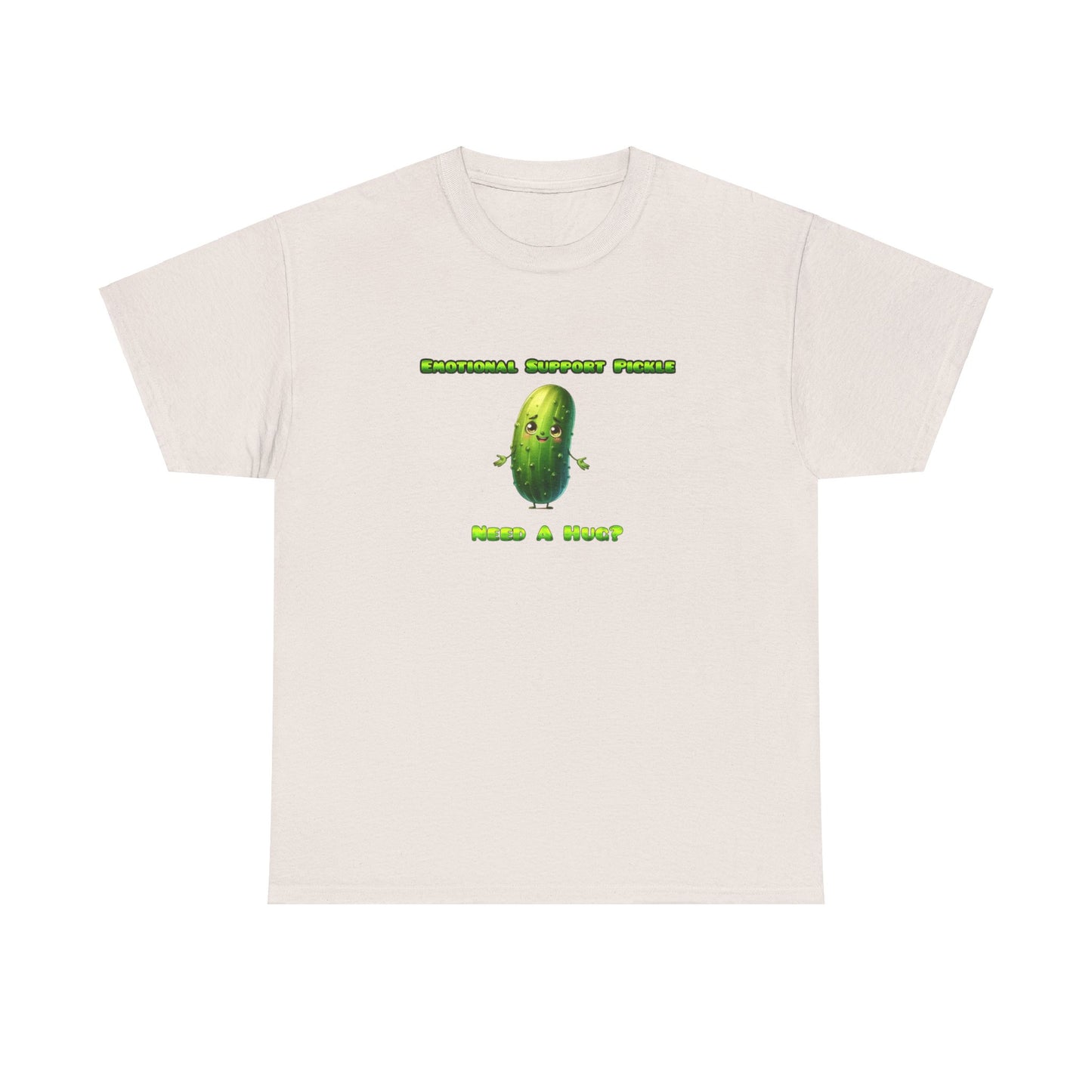 Emotional Support Pickle Cotton Tee