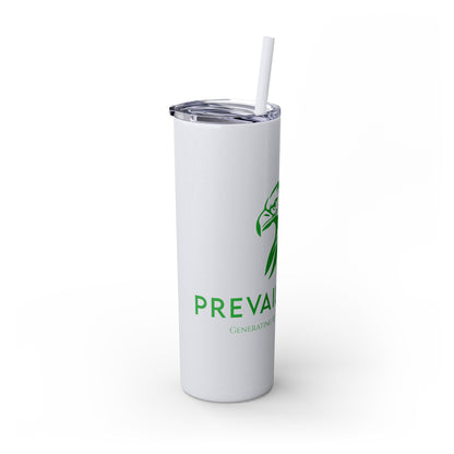 Prevail Token Skinny Tumbler with Straw, 20oz