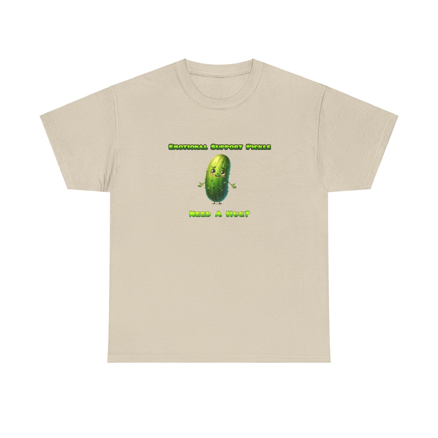 Emotional Support Pickle Cotton Tee