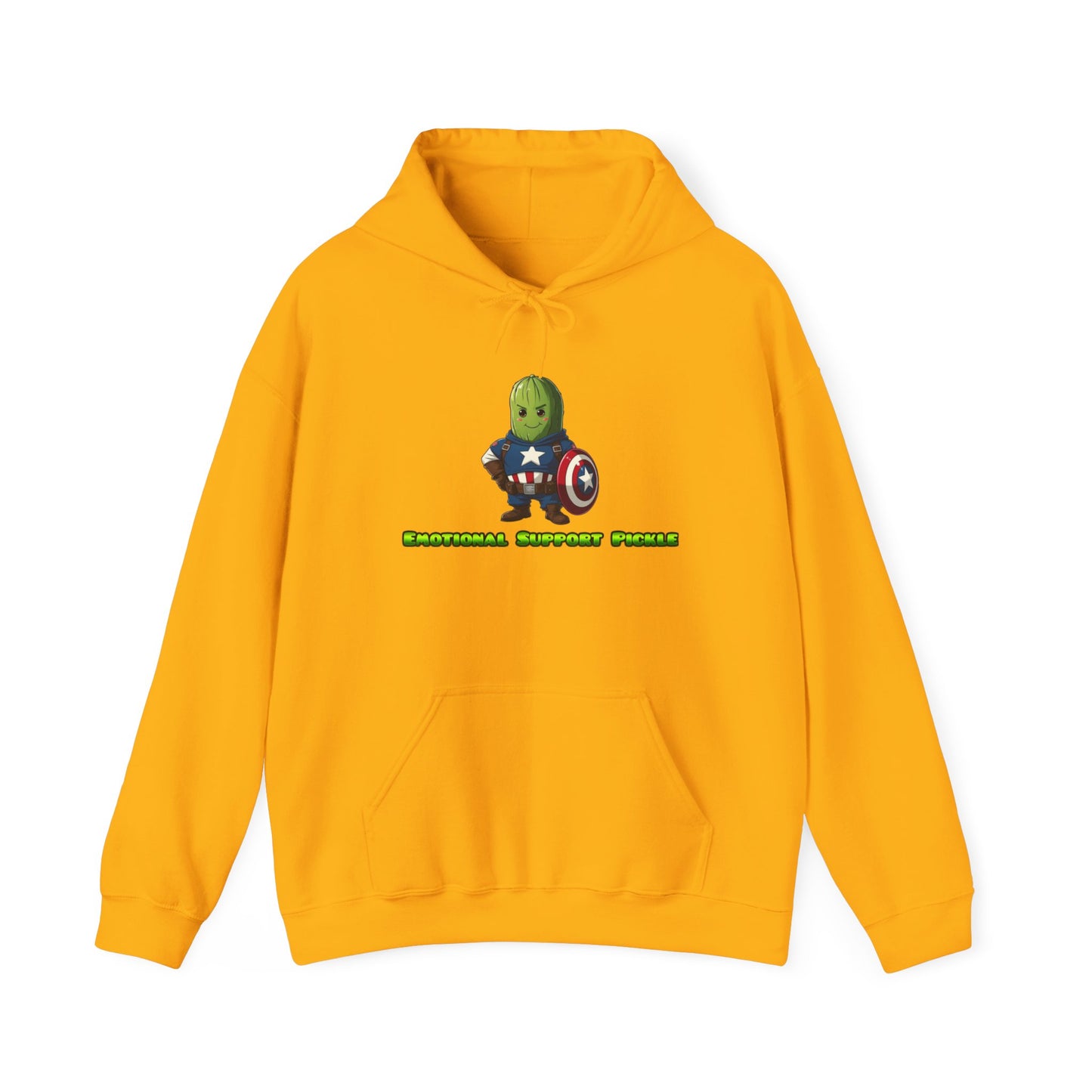 Emotional Support Pickle Hooded Sweatshirt