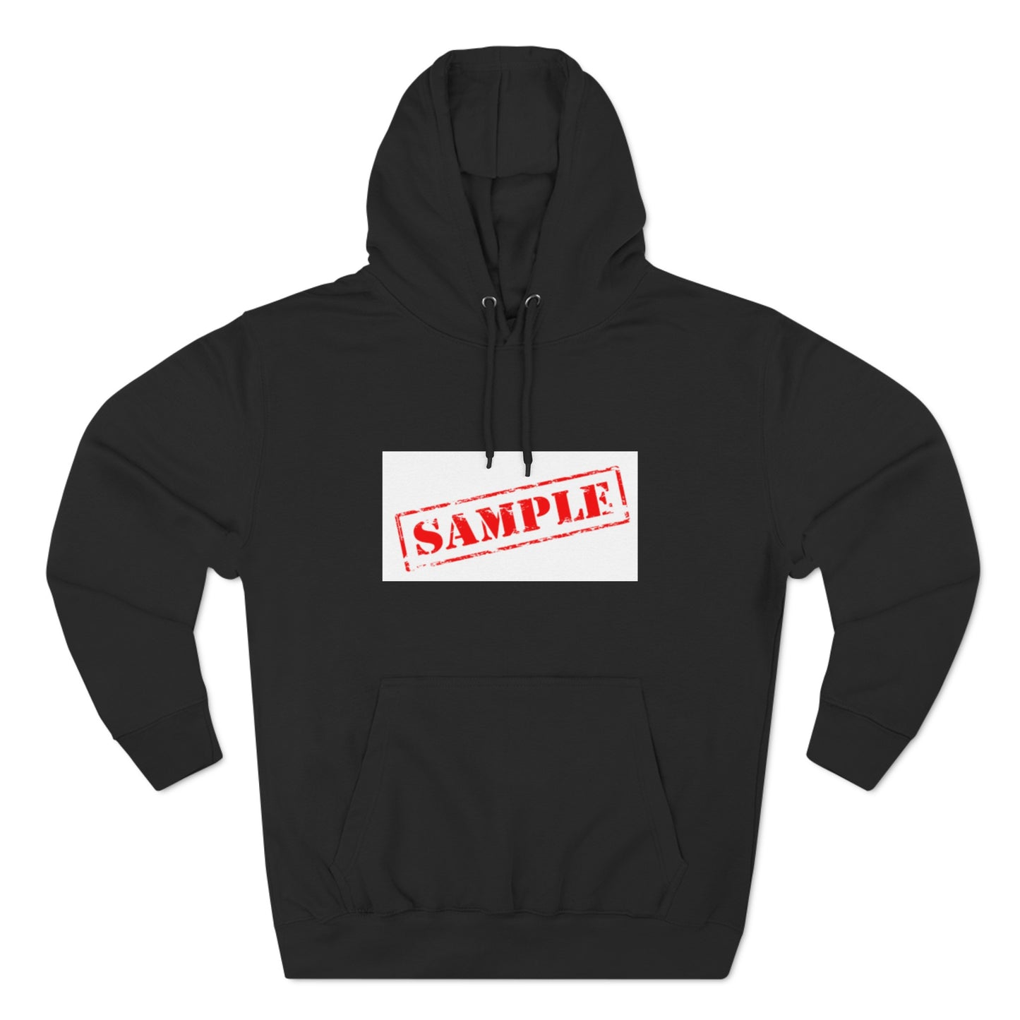 Three-Panel Fleece Hoodie