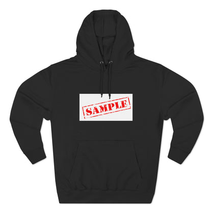 Three-Panel Fleece Hoodie