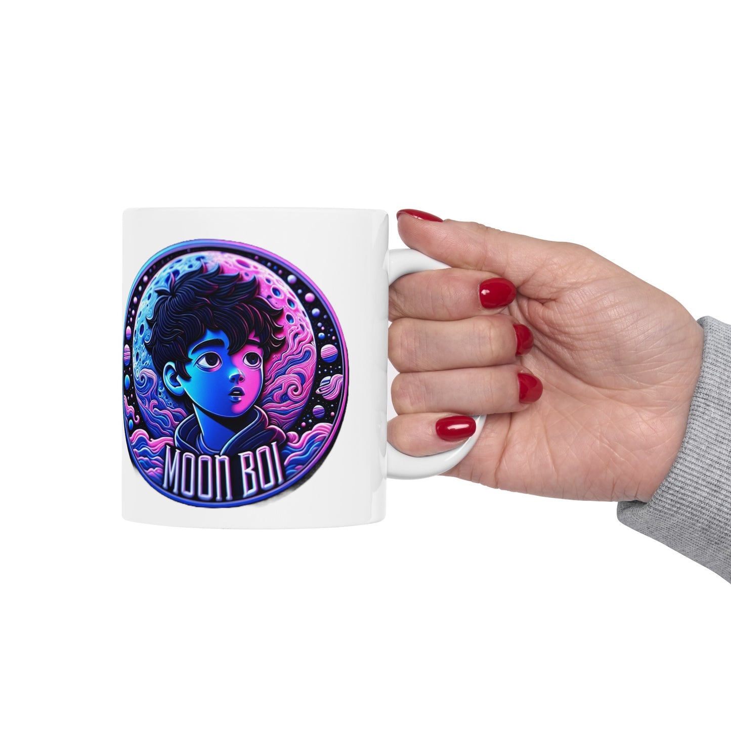 Moon Boi Inc Ceramic Mug, (11oz)