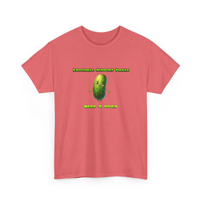 Emotional Support Pickle Cotton Tee