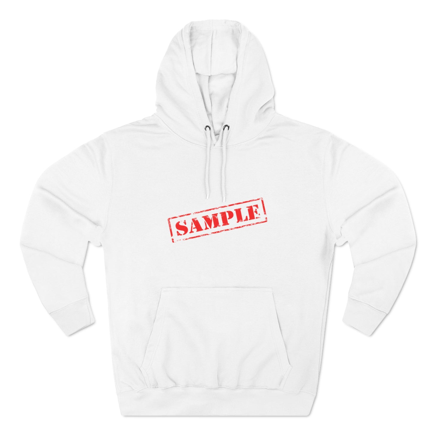 Three-Panel Fleece Hoodie