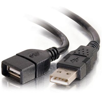 3m USB 2.0 A Male to A Female Extension Cable - Black. Extend the distance of your USB A/B cable