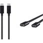 2.6' Thunderbolt Cable Black