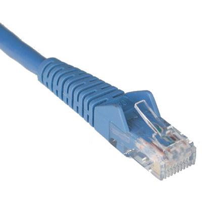 Tripp Lite Cat6 Gigabit Snagless Patch Cable RJ45 - 7ft Blue