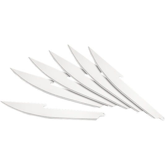 Outdoor Edge Razorsafe Replacement Blades 5 In. Boning/fillet 6 Pk.