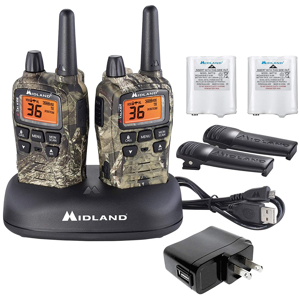 Midland Radio T75vp3 Two-way Radio Mossy Oak 2 Pk.