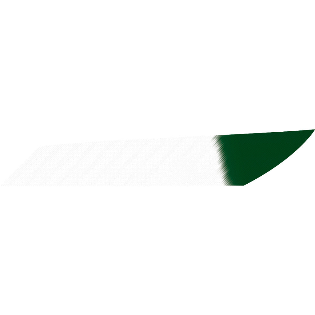 Gateway Mako Feathers White Green Tip 3.125 In. Lw 50 Pk.