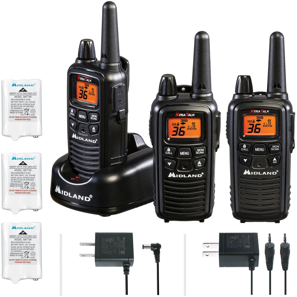 Midland Lxt633vp3 Two-way Radio 3 Pk.