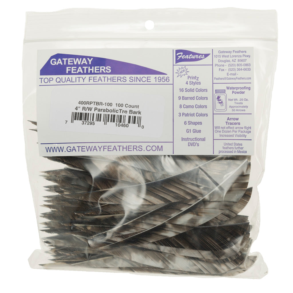 Gateway Tre-bark Feathers Tre-bark 4 In. Rw 100 Pk.