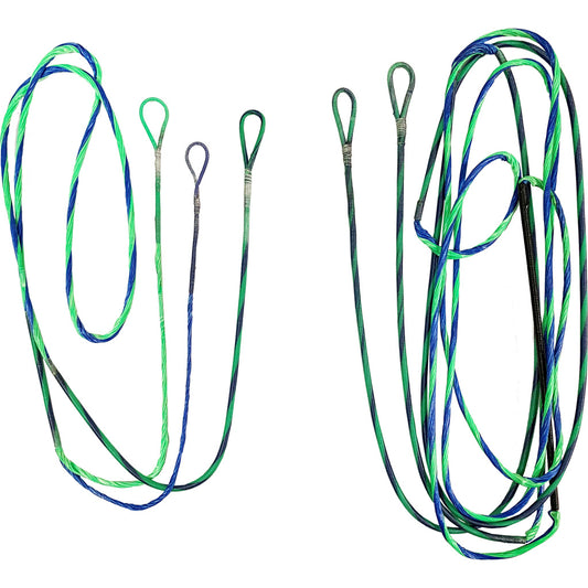 Firststring Genesis String And Cable Set Flo Green/ Blue