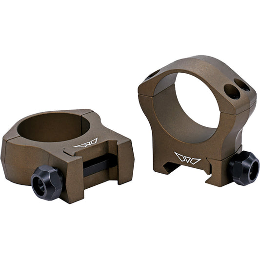 Warne Mountain Tech Scope Rings Burnt Bronze 30mm Medium