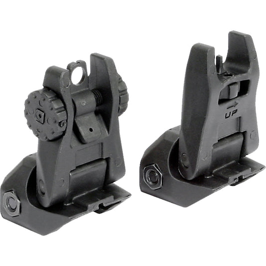 Rock River Arms Nsp Flip-up Sight Set Black Front And Rear