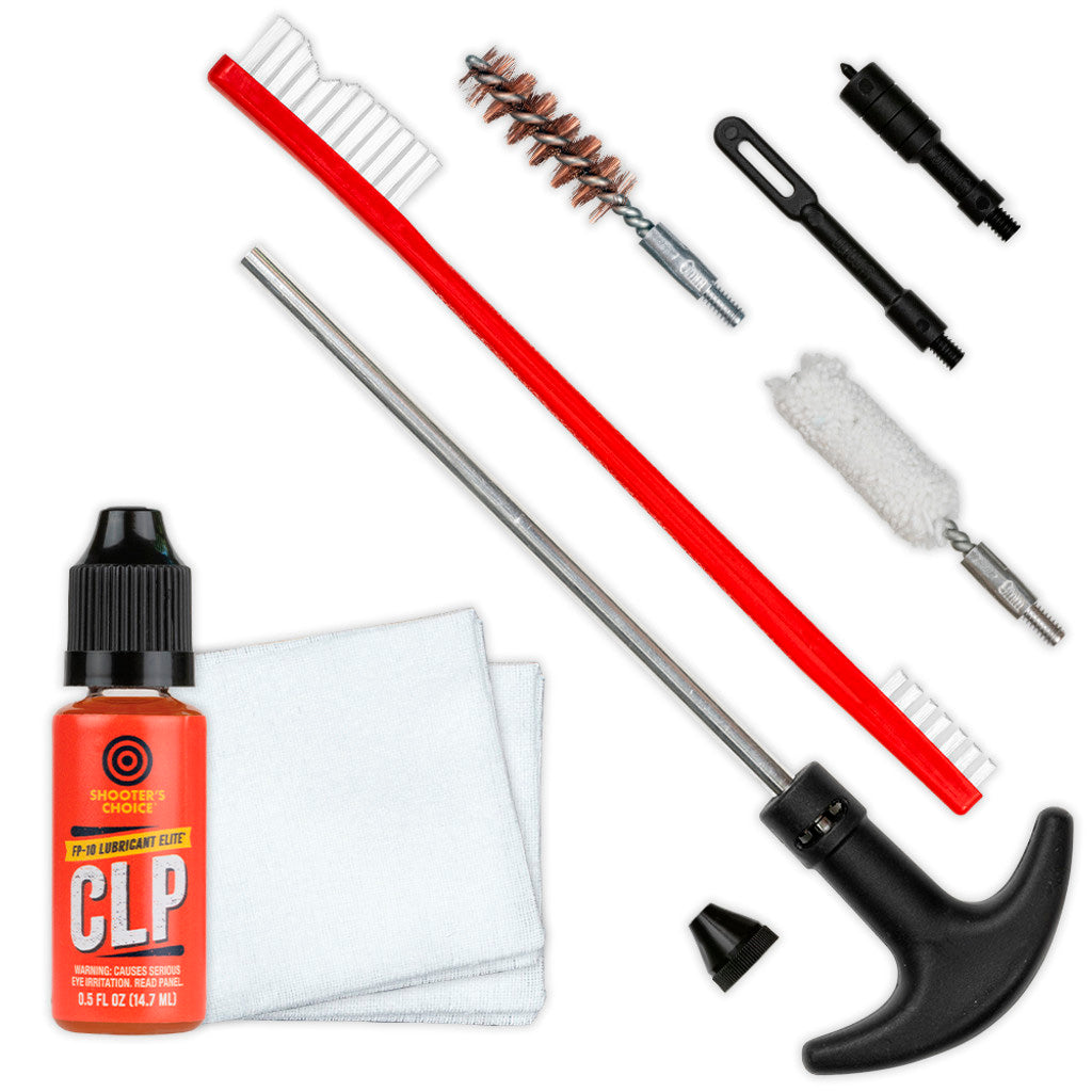 Shooters Choice Pistol Gun Rod Cleaning Kit Aluminum 9mm