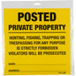 Allen Posted No Trespassing Sign 12 Pack