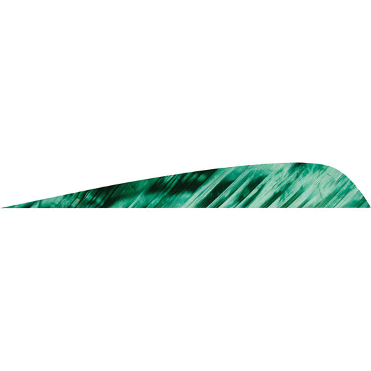 Gateway Parabolic Feathers Tre Green 4 In. Rw 50 Pk.