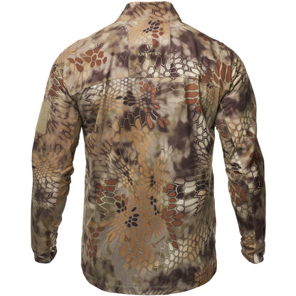 Kryptek Valhalla 2 Long Sleeve Zip Shirt Highlander Large