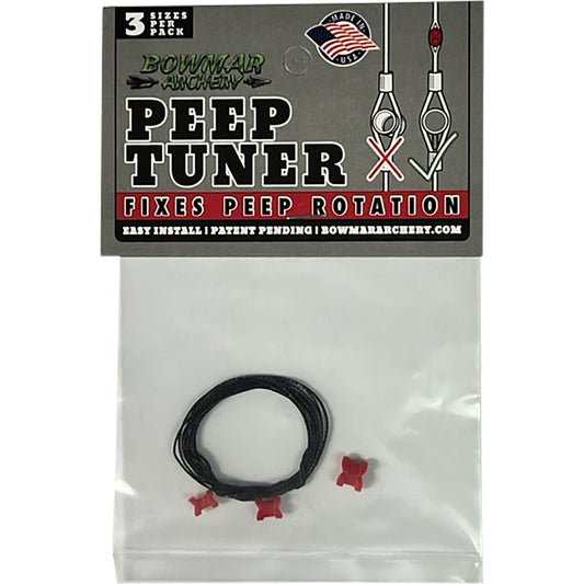 Bowmar Peep Tuner Red