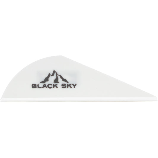 Bohning Black Sky Vane 2 In. White 36 Pk.