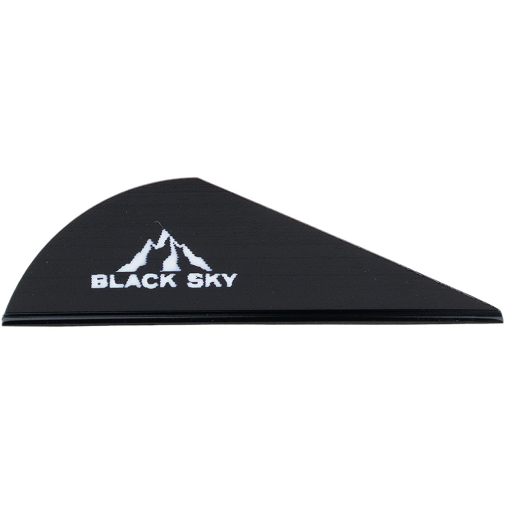 Bohning Black Sky Vane 2 In. Black 100 Pk.