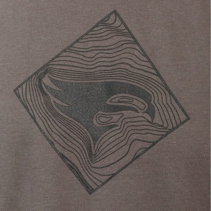 Elevation Topo Tee Grey Large