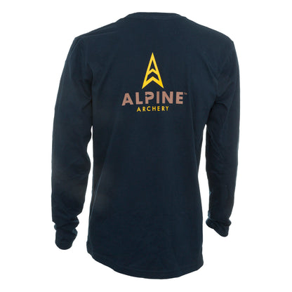 Alpine Long Sleeve Tee Navy Medium