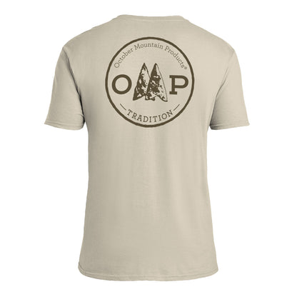 October Mountain Tradition Tee Sand Medium