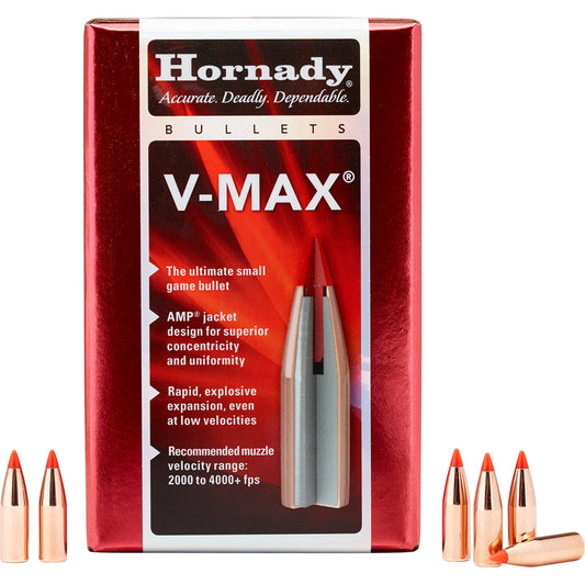 Hornady V-max Bullets 20 Cal. 204 32 Gr. V-max 100 Box