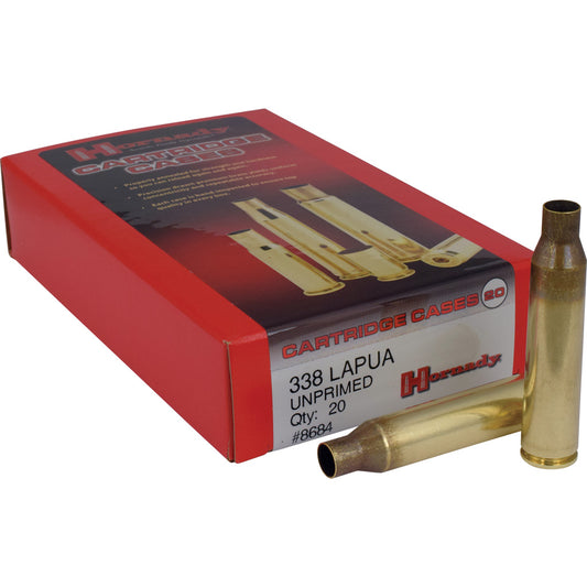 Hornady Rifle Cartridge Cases 338 Lapua Mag. Unprimed 20 Pk.