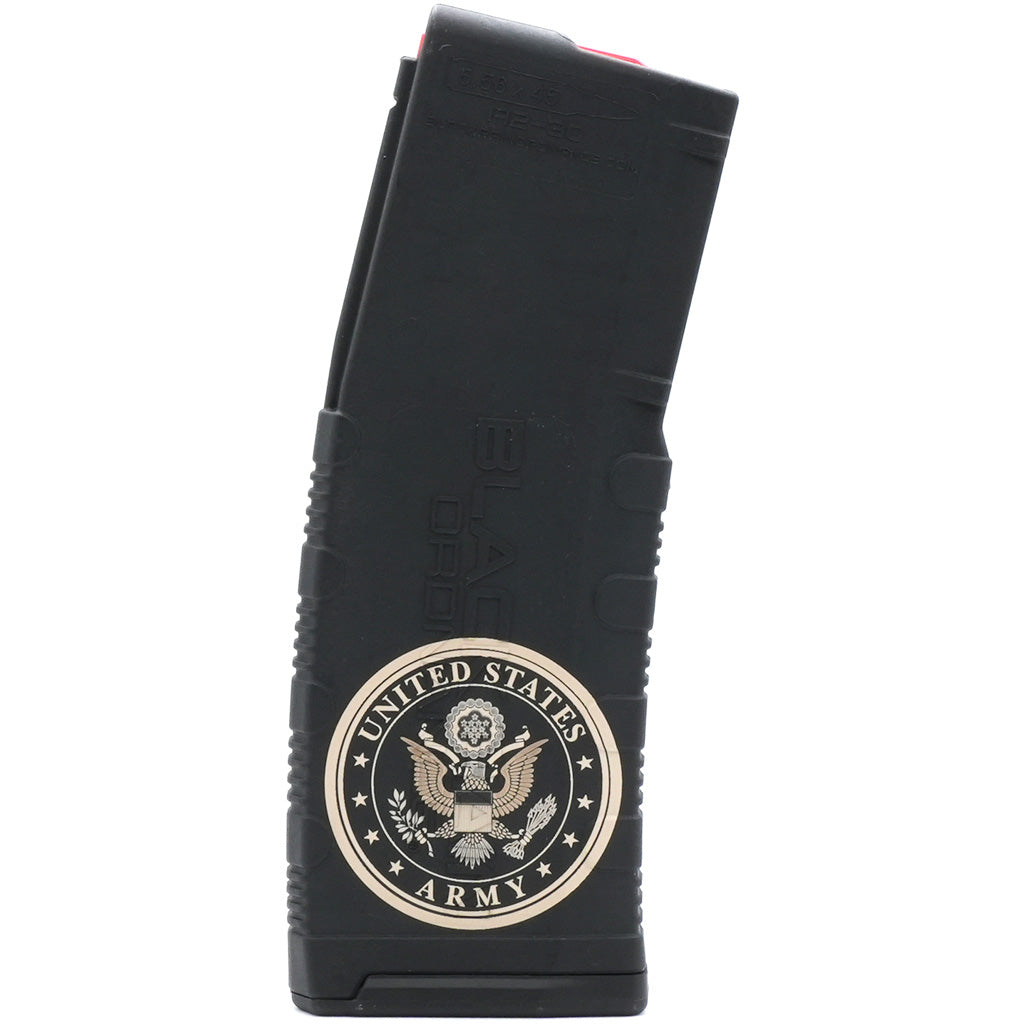 Black Rain Ordnance Lasered Ar15 Magazine Us Army Seal 30 Rd.