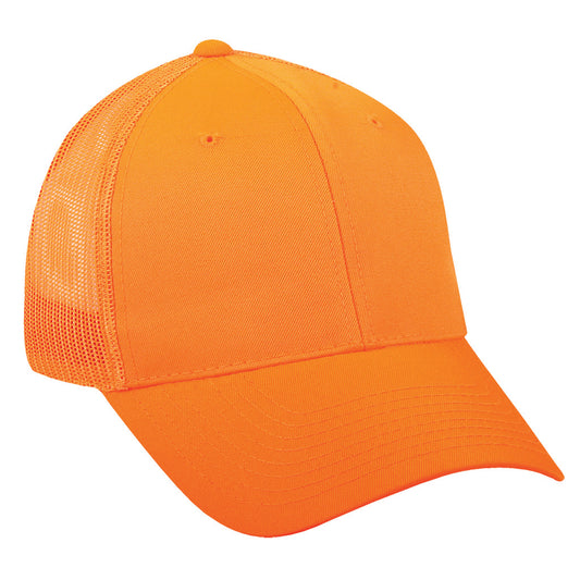 Outdoor Cap Mesh Back Hat Blaze Orange