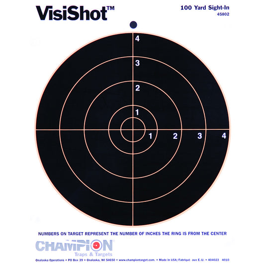 Champion Visishot Circle Target 8 In. 10 Pk