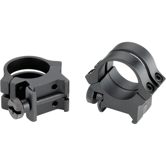 Weaver Quad Lock Top Mount Scope Rings Matte 1in. High Weaver