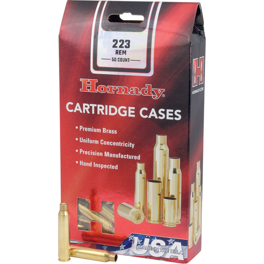 Hornady Unprimed Brass 223 Rem. 50 Pk.