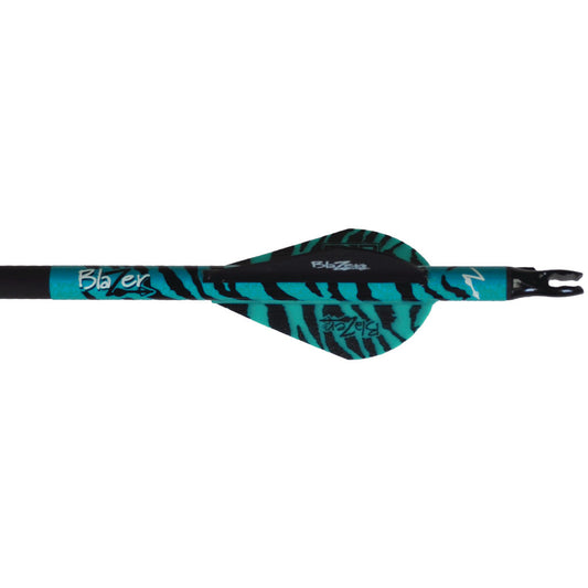 Bohning Blazer Vanes Teal Tiger 100 Pk.