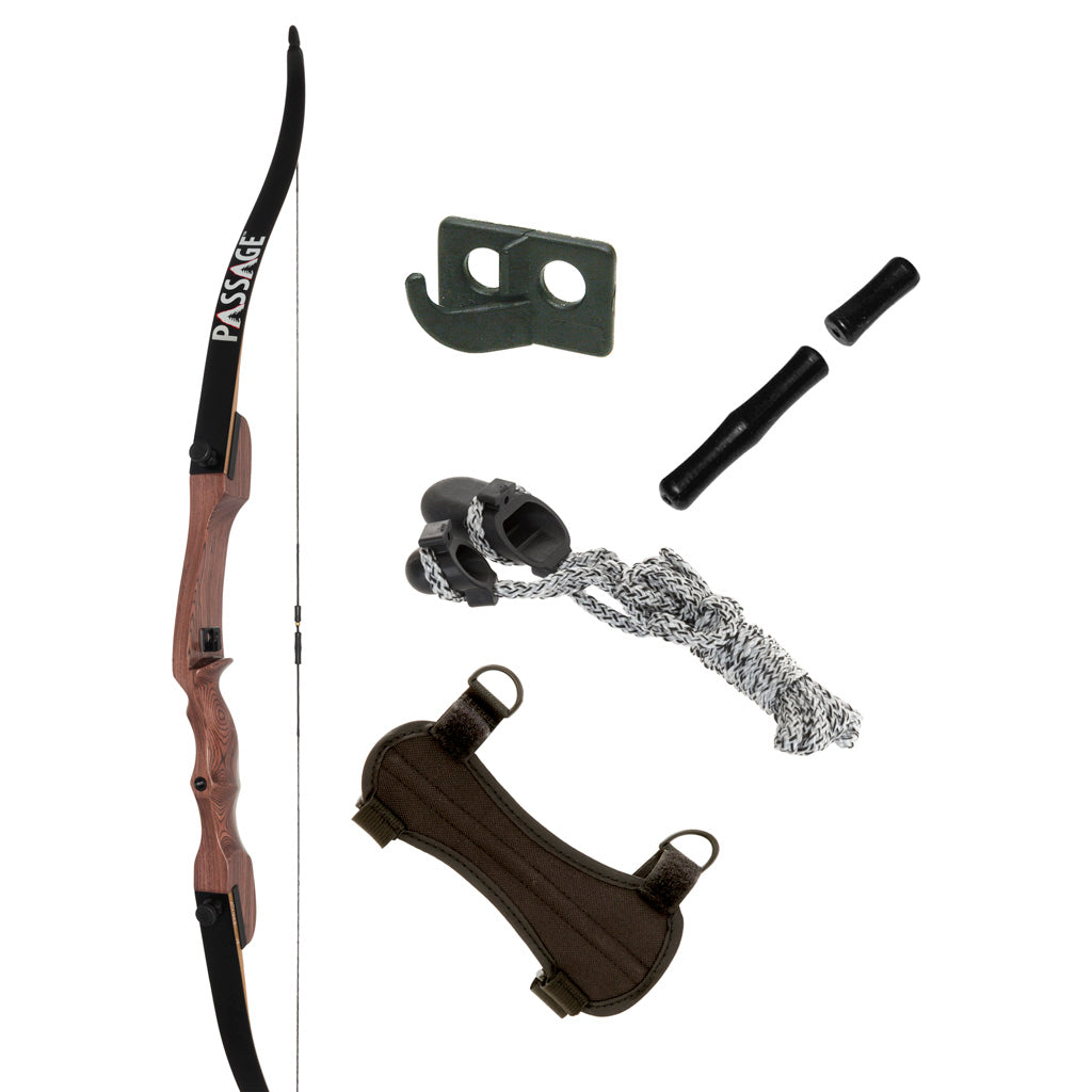 October Mountain Passage Recurve Bow Package 54 In. 20 Lbs. Rh No Arrows Or Quiver