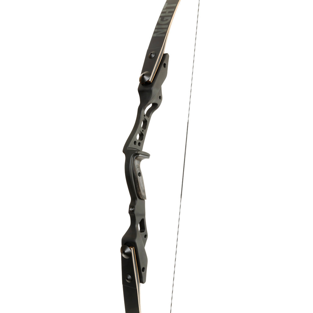 October Mountain Night Ridge Ilf Recurve Bow Black 60 In. 45 Lbs. Rh