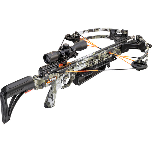 Wicked Ridge Raider 400 De-cock Crossbow Package Rope Sled Peak Xt